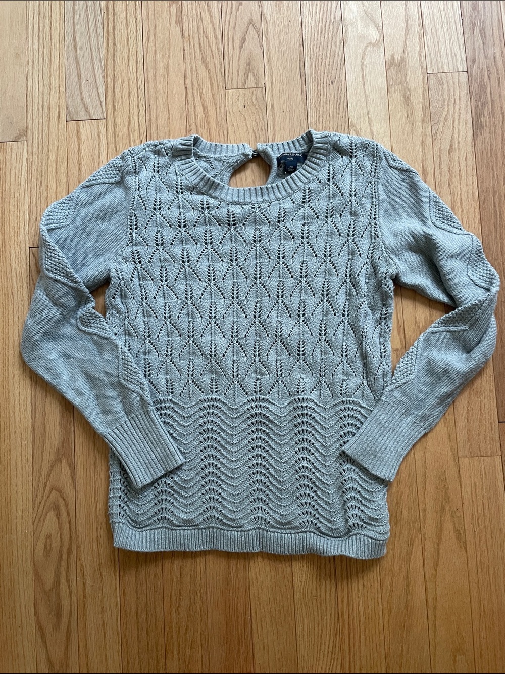 Banana Republic Factory cotton Pointelle knit sweater